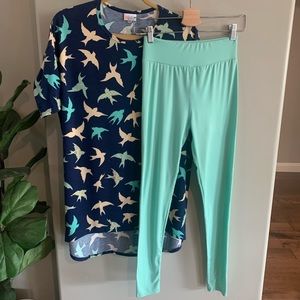 Lula Roe Tunic and Legging set